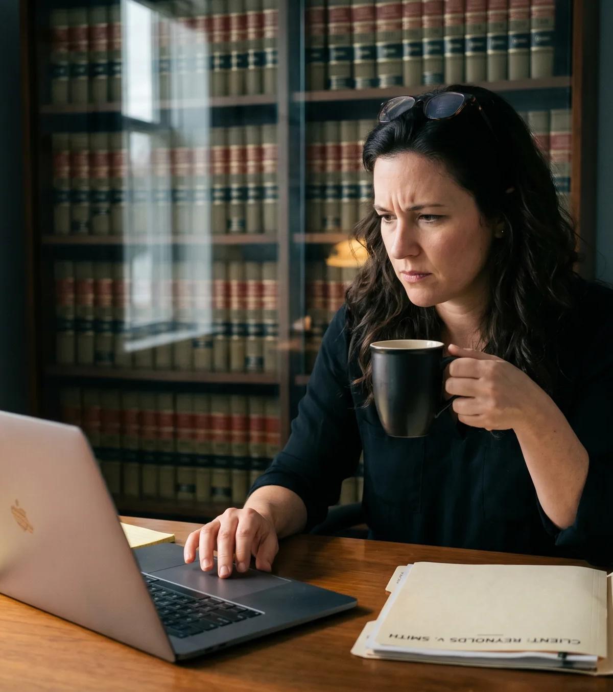 Attorney Reviewing Negative Online Review
